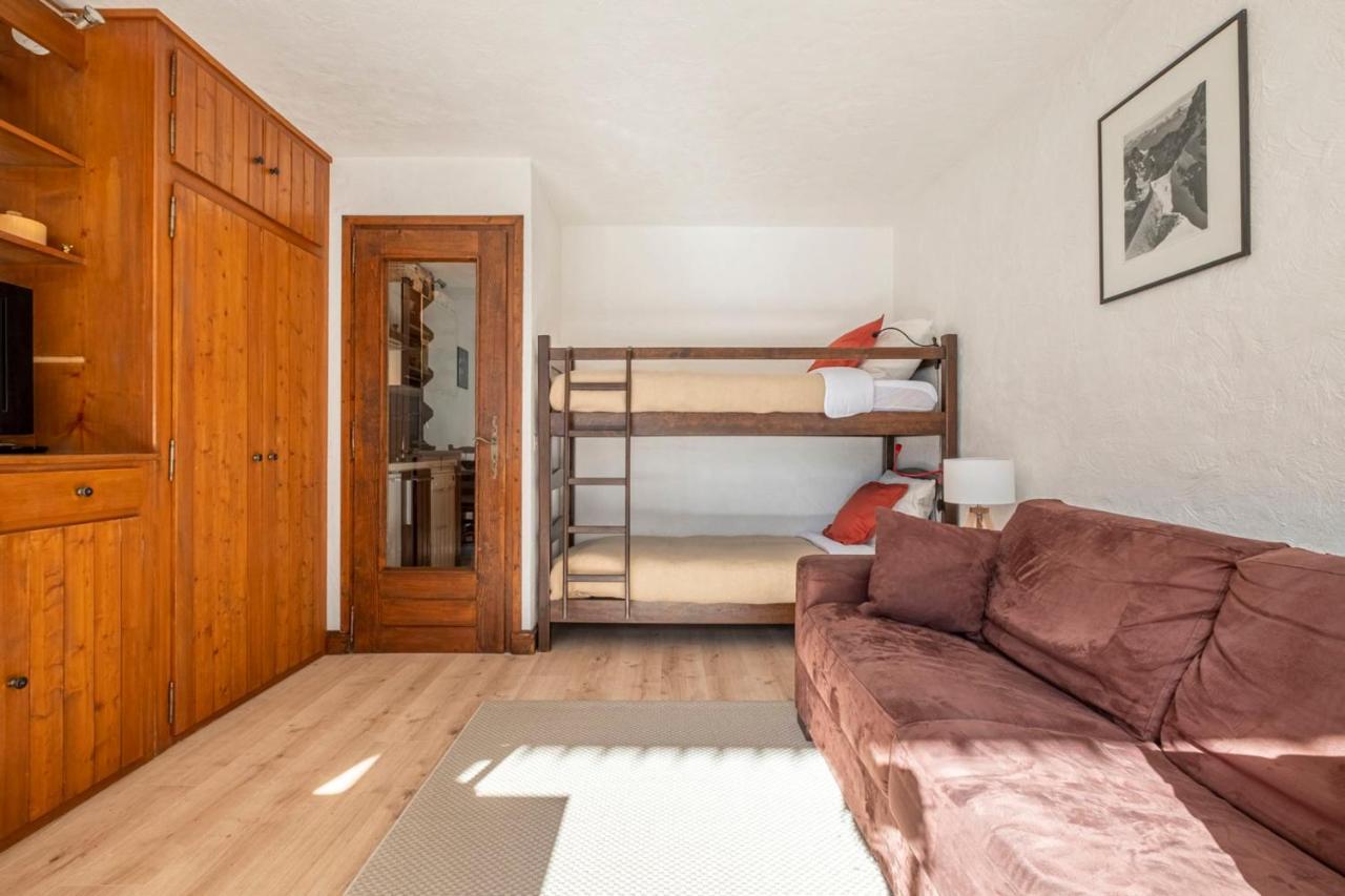 Nice Studio With Balcony In Chamonix Zewnętrze zdjęcie